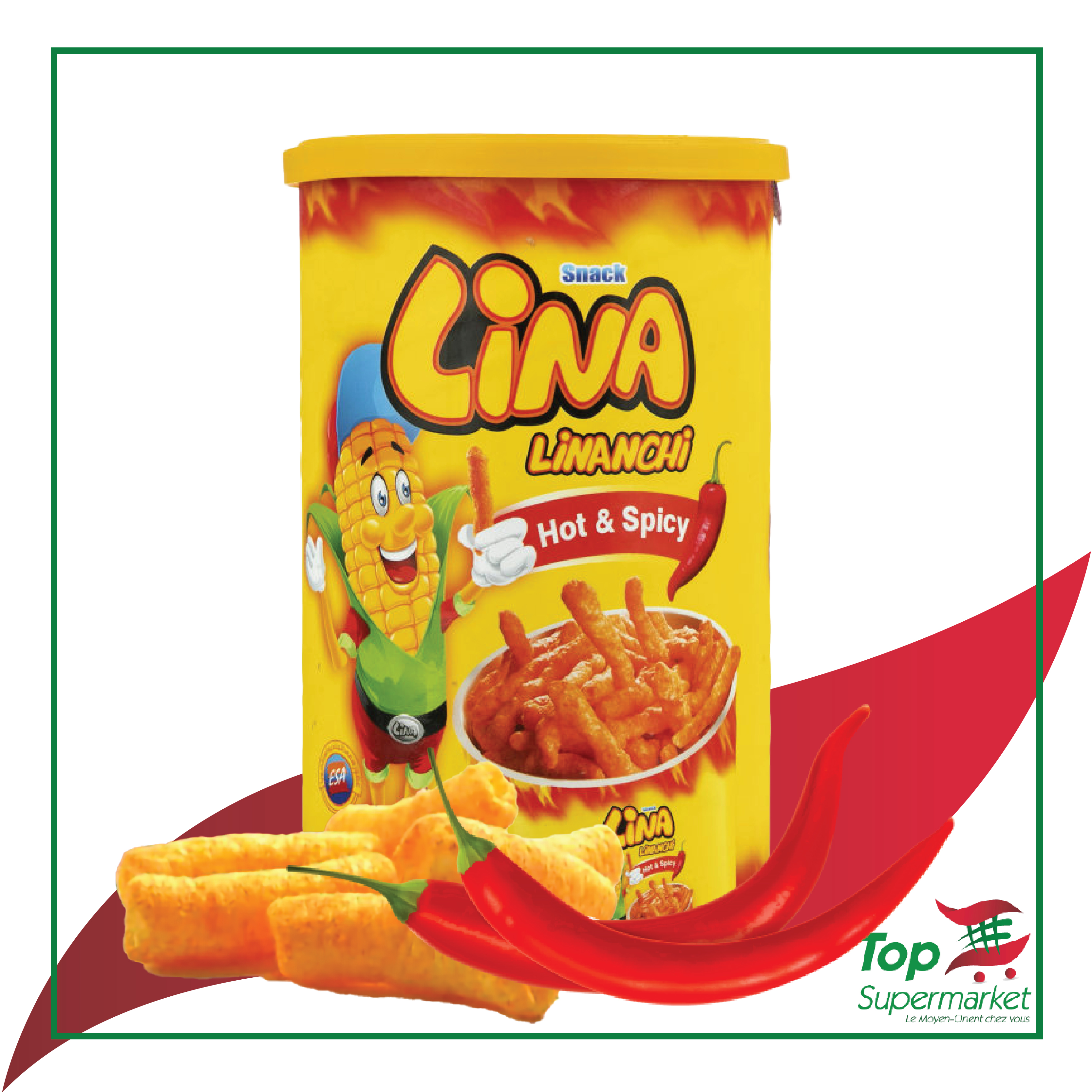 Linanchi chips Hot&Spicy 170gr